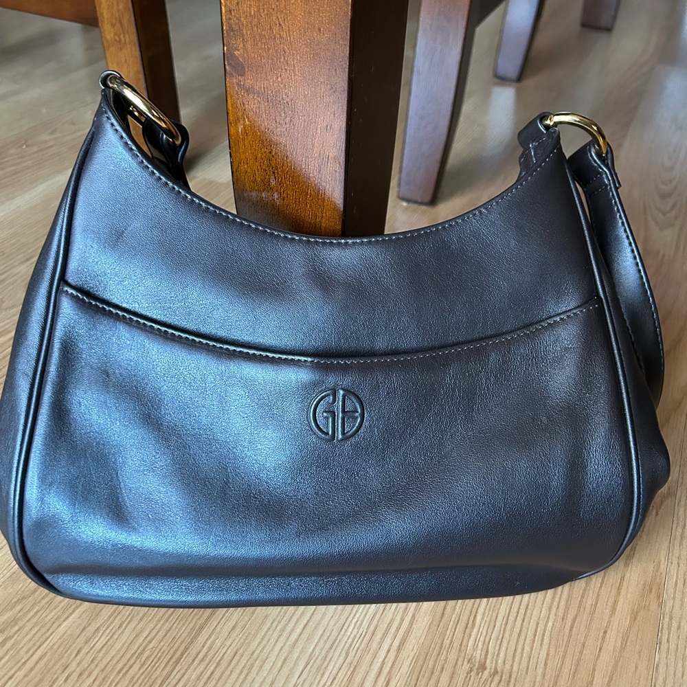 Giani Bernini  dark brown Leather Women's Bag